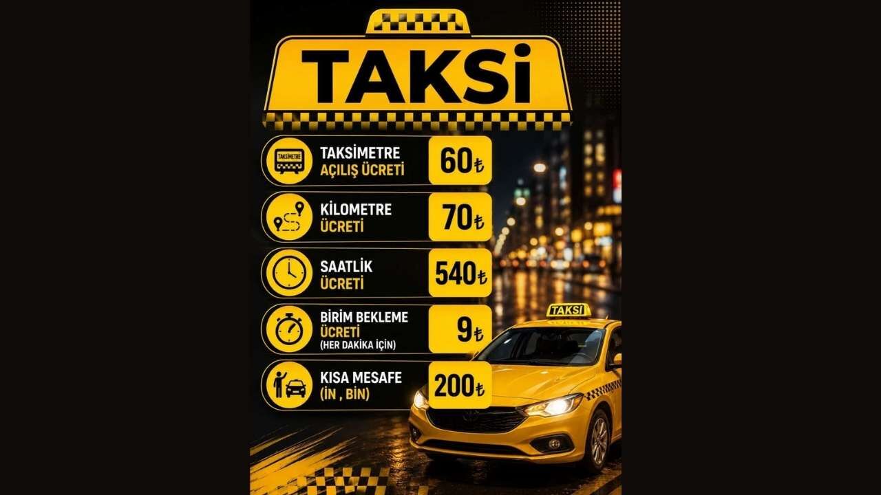 Osmaniye Taksi Ücretleri (1)
