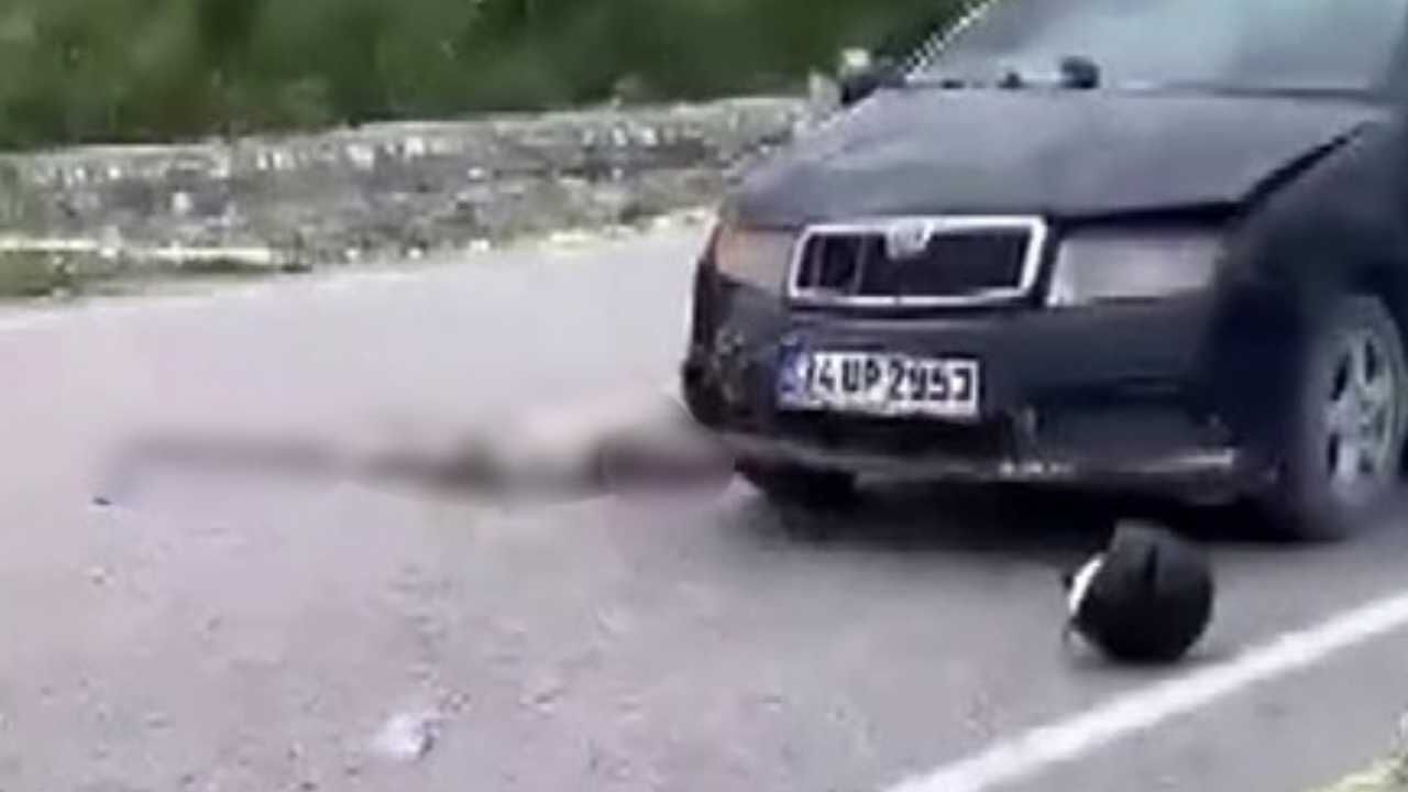 Otomobil Ile Motosiklet Çarpıştı Sabahattin Dadük Hayatını Kaybetti (2)
