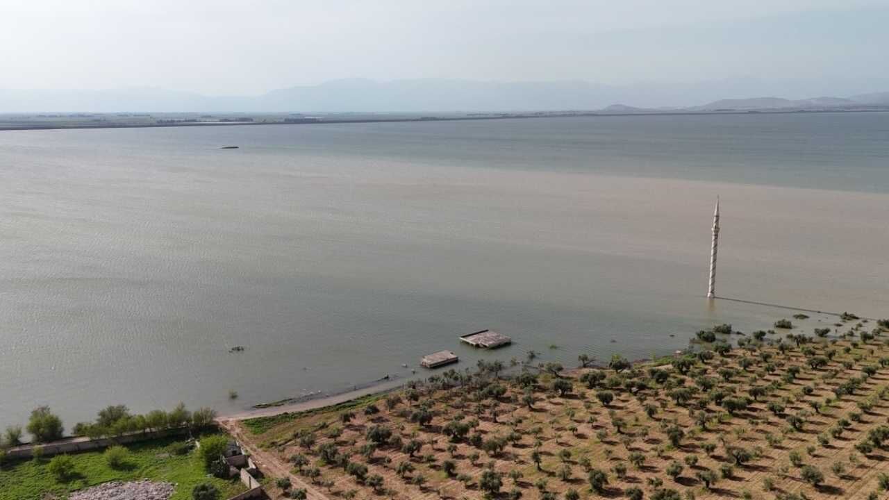 Reyhanlı Barajı Yükseldi Sular Altında Kalan İki Köyden Antalya Manzarası (2)