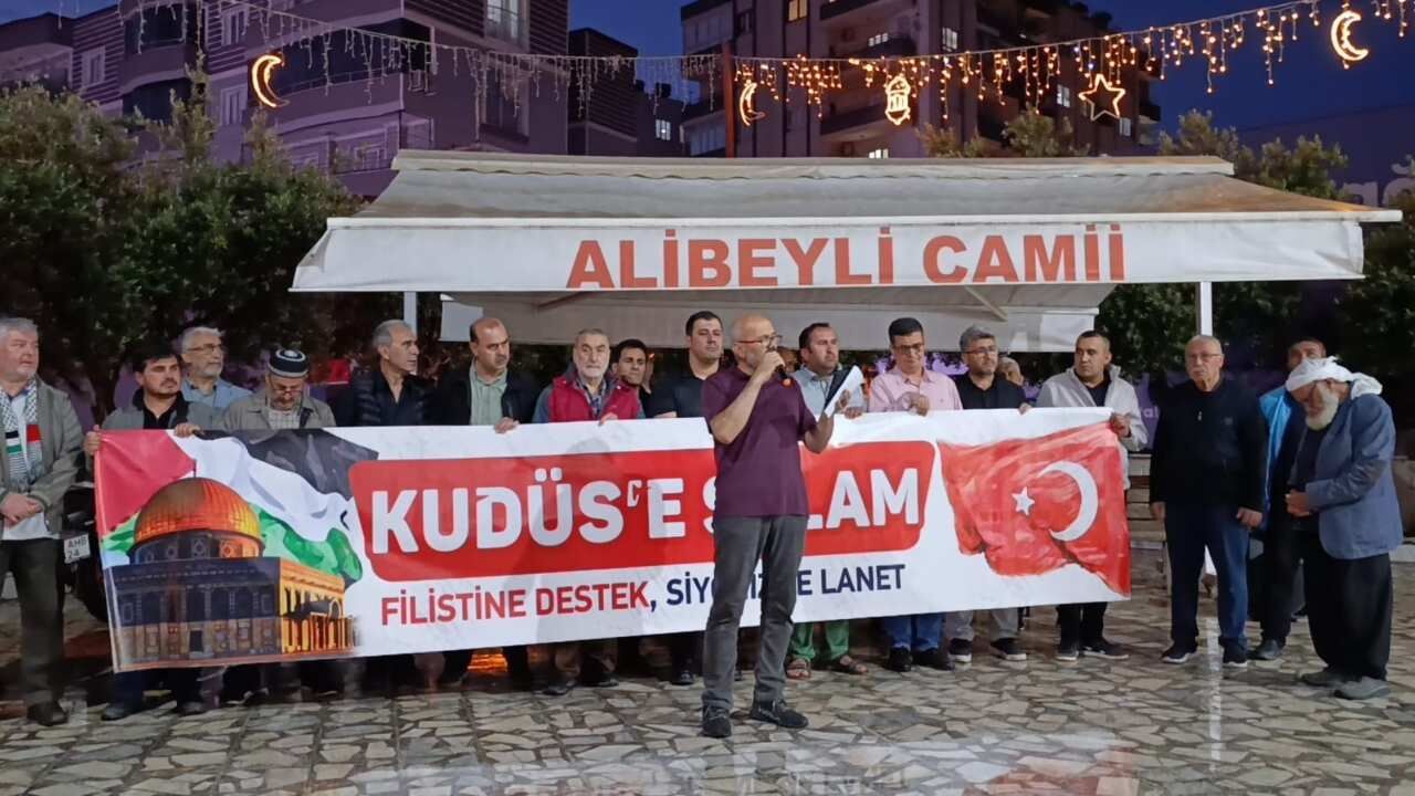 Osmaniye Siyonist Katliama Karşı Tek Yürek Oldu
