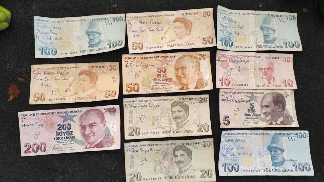 Adana Pazarındaki Gizemli Aşk Mesajlı Paralar Nasıl Ortaya Çıktı (2)
