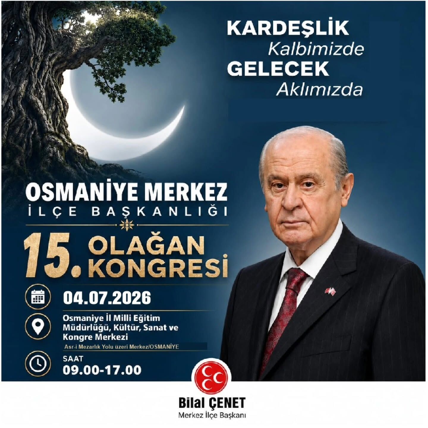 Mhp Osmaniye Merkez İlçe Kongresi İçin Tarih Belli Oldu