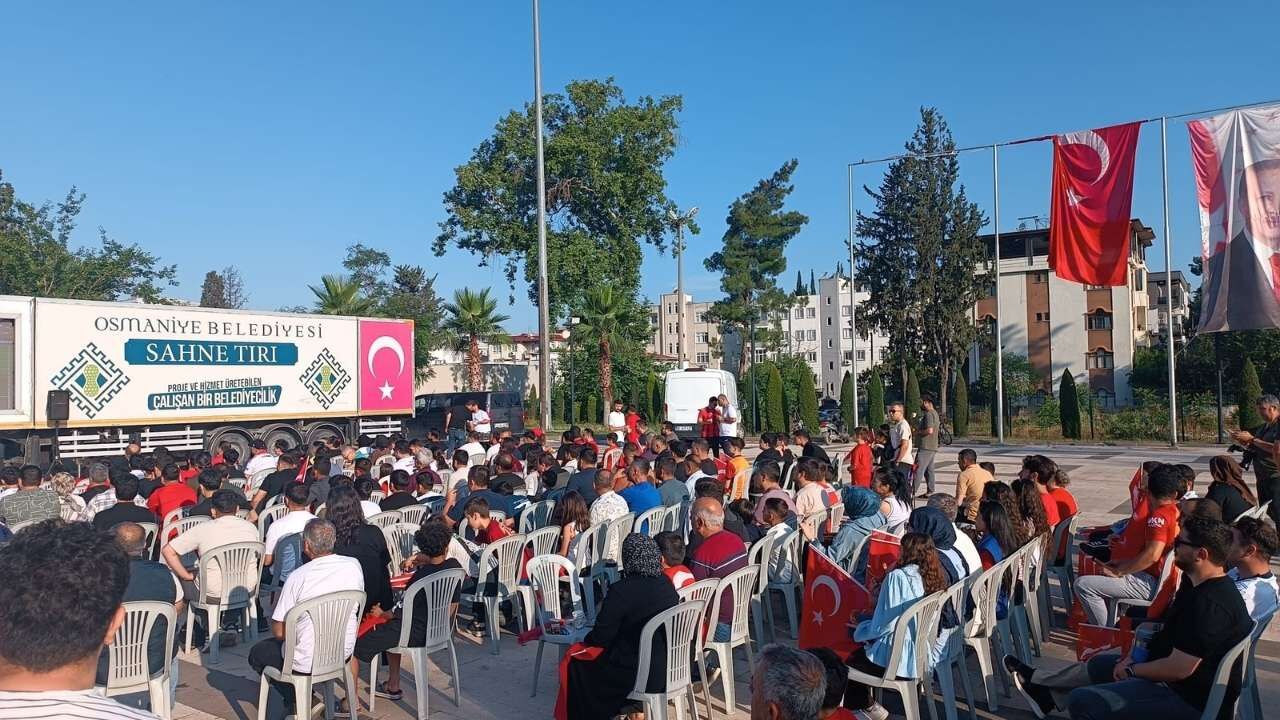 Milli Heyecan Osmaniye'de Birlik Ve Beraberlikle Yaşandı (2)
