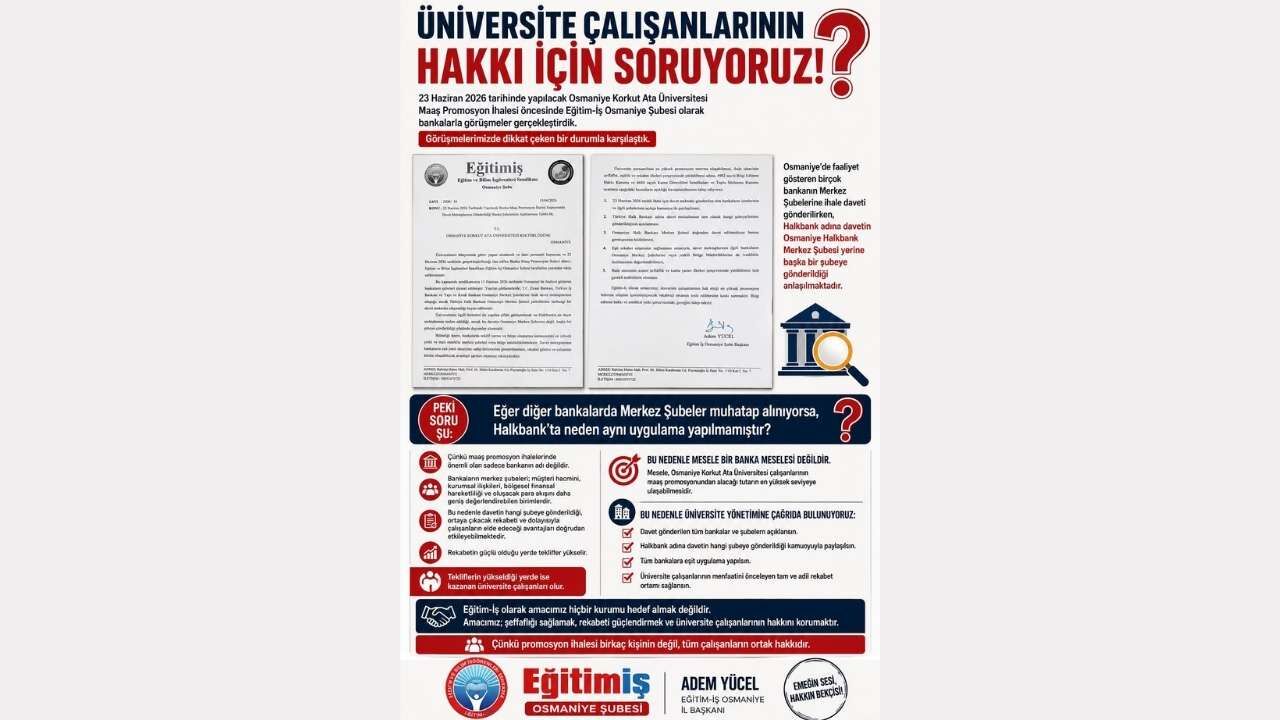 Okü Promosyon Ihalesinde Şube Ayrımı Iddiası!