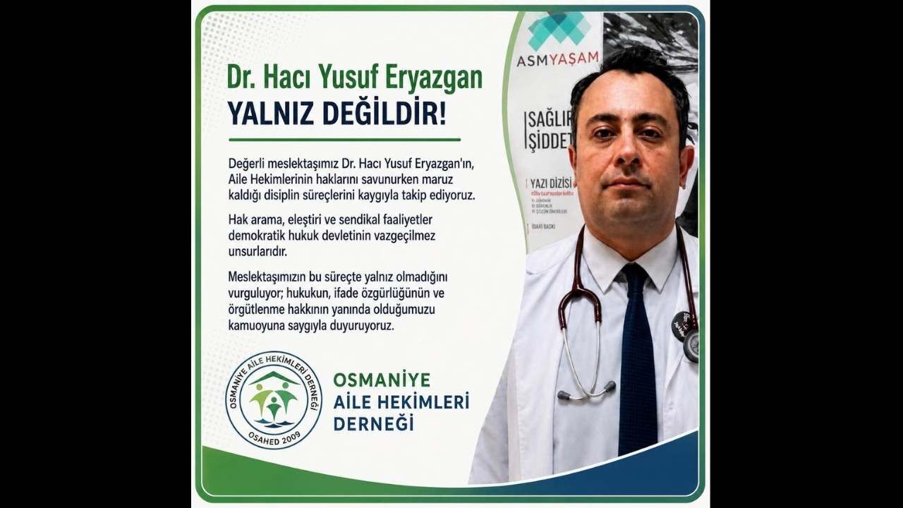 Osmaniye Aile Hekimlerinden Disiplin Tepkisi! (1)