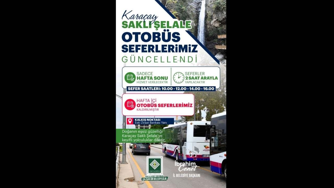 Osmaniye Karaçay Şelalesi Otobüs Günleri Ve Saatleri Değişti! (1)