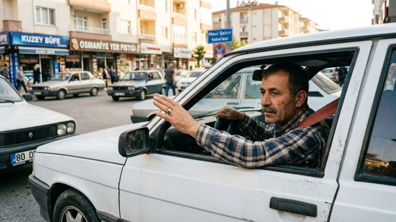 Osmaniye Sürücülerinin Sinyal Yerine Kullandığı Gizli Hareketler!