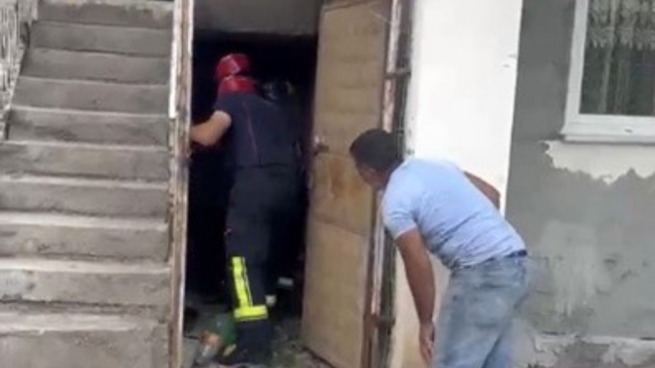 Osmaniye’de Mahalleye Dadanan Yılan Herkesi Tedirgin Etti (1)