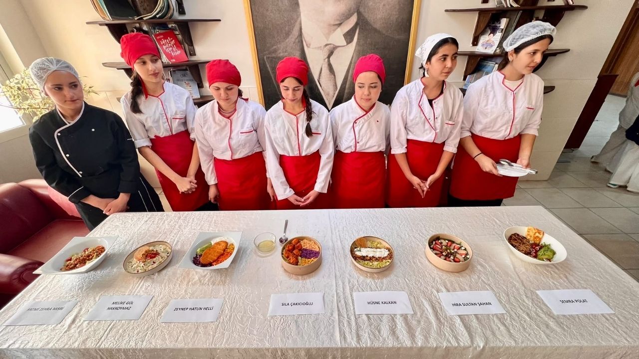 Osmaniye'de Rahime Hatun Kız Mtal'de Genç Şefler Yarıştı (3)