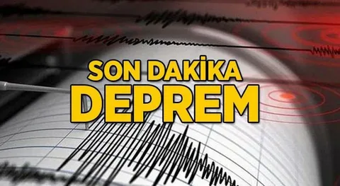 Son Dakika! İstanbul'da Deprem Meydana Geldi!