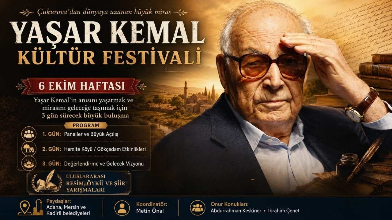Yaşar Kemal Kültür Festivali Afiş