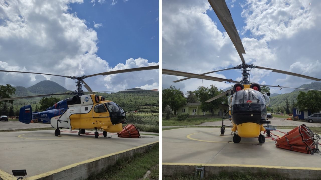 Yeşil Vatanı Korumak Için K 32 Yangın Helikopteri Osmaniye’de (1)
