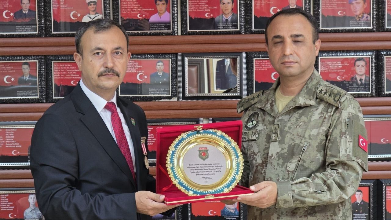 Albay Hüseyin Yılmaz’dan Osmaniye Şehit Ve Gazi Derneği’ne Veda Ziyareti