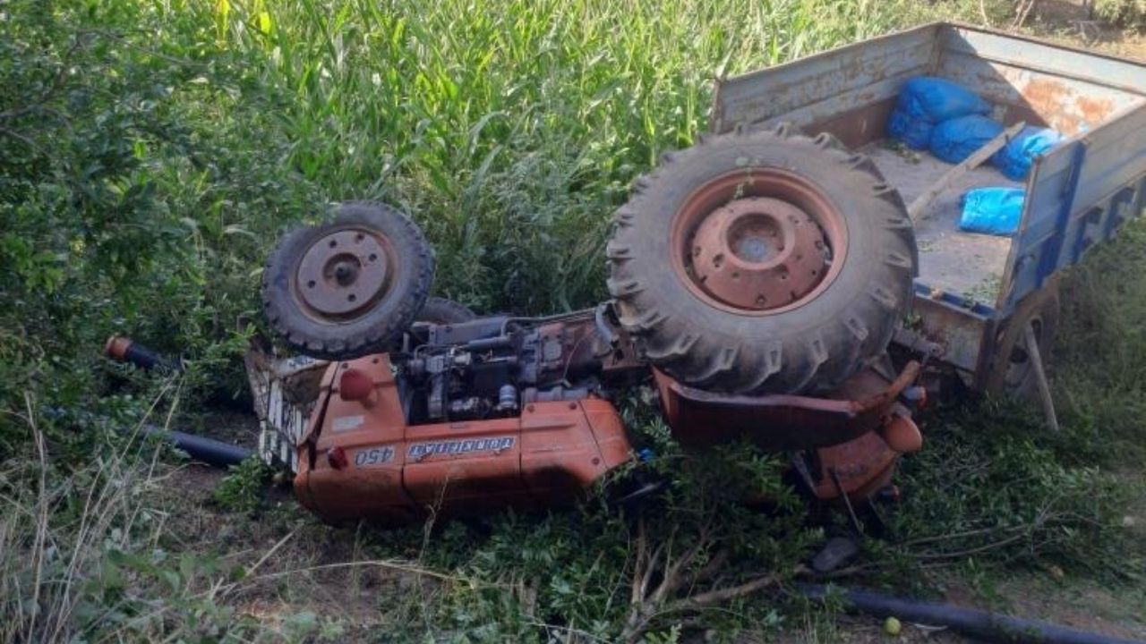 Düziçi’nde Traktör Devrildi! 2 Yaralı (1)