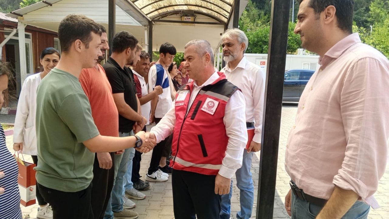 İl Müdürü Naci Yılmaz, Rehabilitasyon Merkezi Sakinleriyle Buluştu