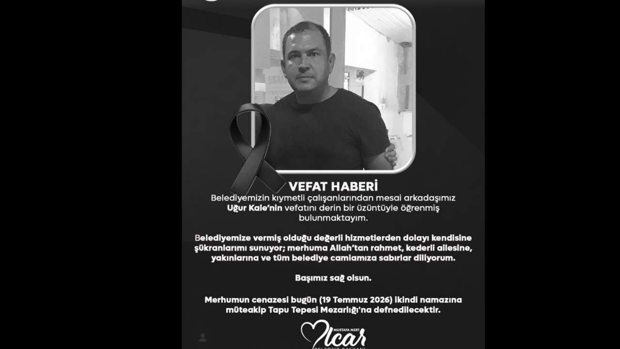 Kadirli Belediyesi'ni Yasa Boğan Acı Kayıp! Uğur Kale Hayatını Kaybetti (1)