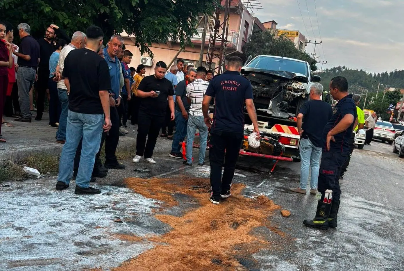 Kadirli'de Otomobil ile Motosiklet Çarpıştı: 1 Yaralı!
