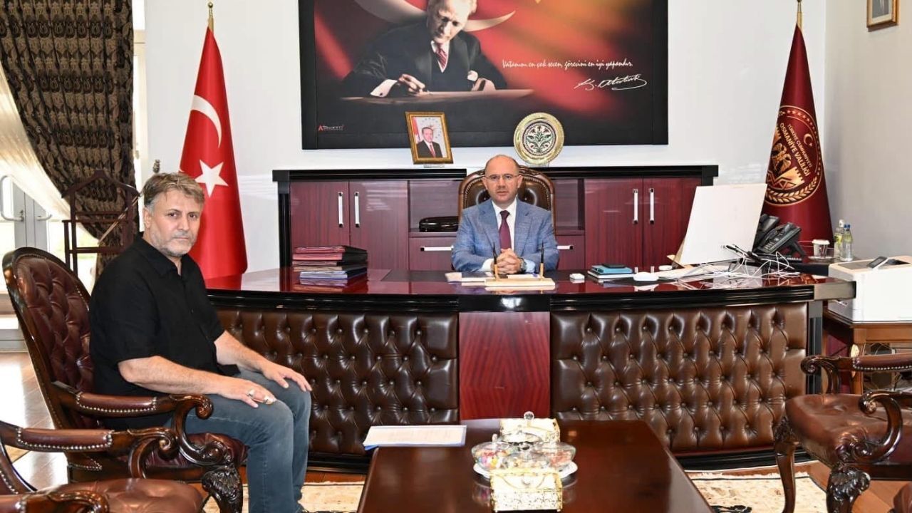 Kastabala Kazı Başkanı Faris Demir’den Vali Serdengeçti’ye Ziyaret