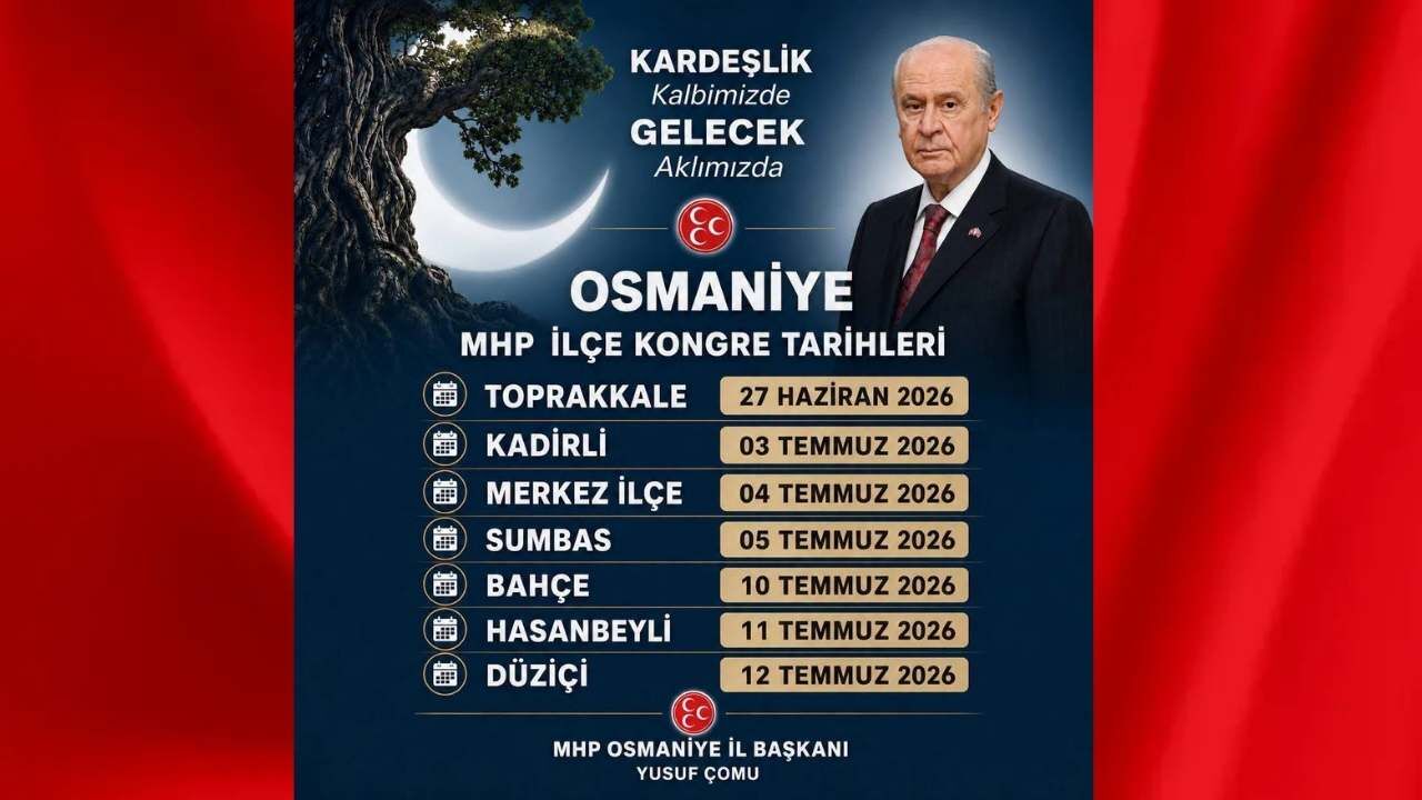 Mhp Osmaniye Kongreleri Ne Zaman İşte Tüm İlçelerin Tarihleri (1)