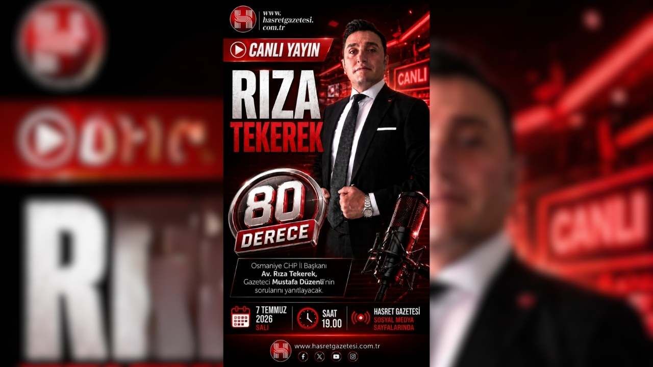 Osmaniye Chp İl Başkanı Tekerek İlk Kez Canlı Yayında! (1)