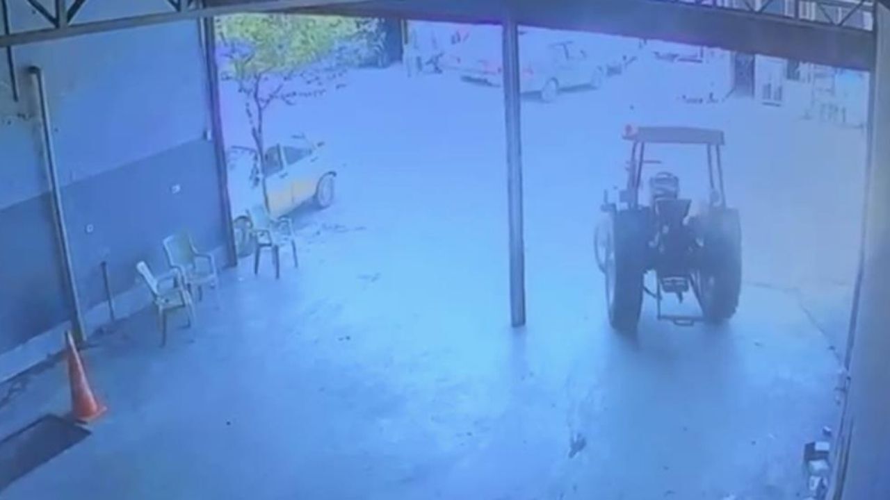 Osmaniye Düziçi'nde Facianın Eşiğinden Dönüldü. Sürücüsüz Traktör! (3)