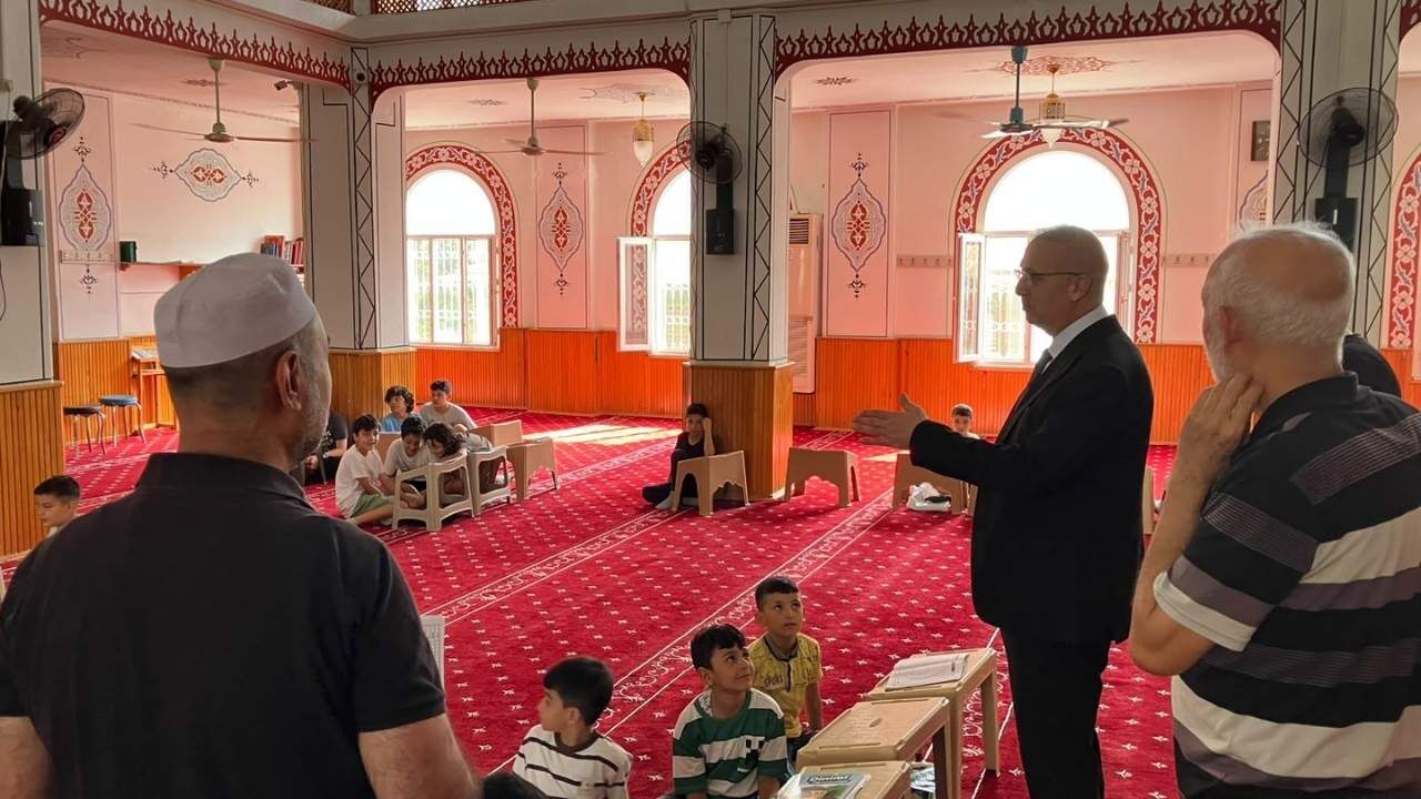 Osmaniye İl Müftüsü Dr. Ahat Taşcı'dan Yaz Kur'an Kurslarına Ziyaret (2)