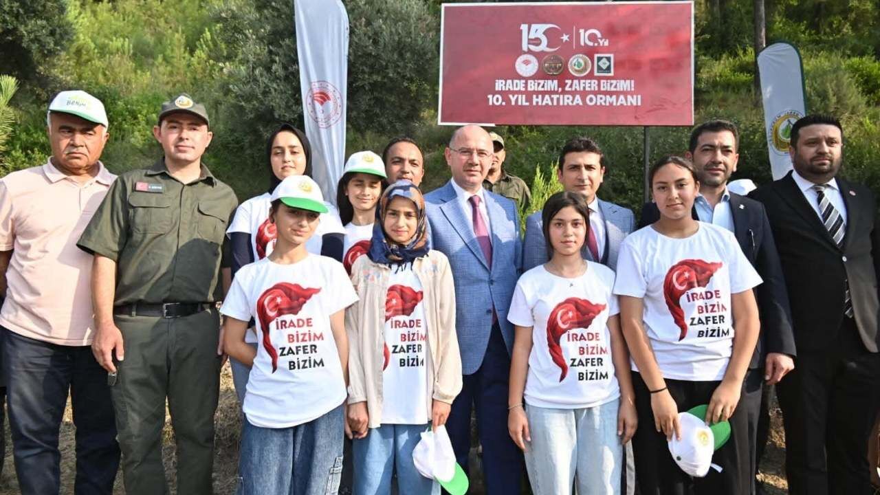 Osmaniye'de 15 Temmuz 10. Yıl Hatıra Ormanı Kuruldu (4)