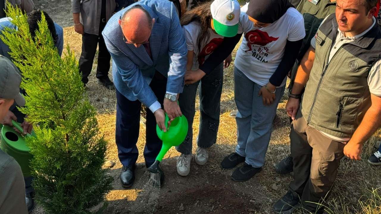 Osmaniye'de 15 Temmuz 10. Yıl Hatıra Ormanı Kuruldu