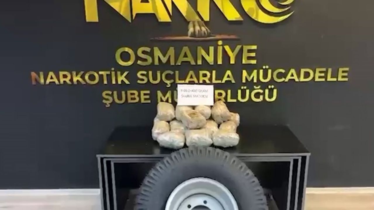 Osmaniye'de Dev Operasyon! Yedek Lastikten Çıkanlar Dudak Uçuklattı! (2)