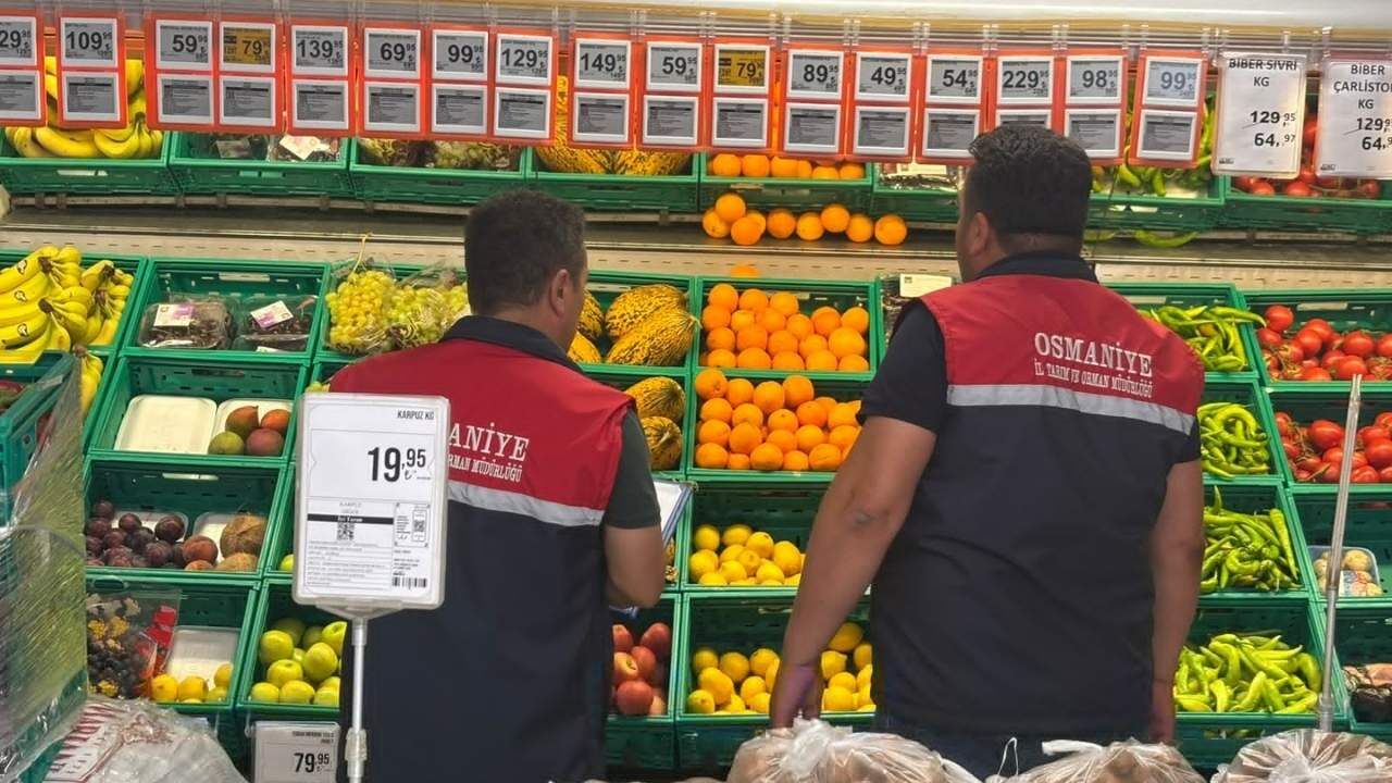 Osmaniye'de Gıda Fiyatlarına Sıkı Markaj