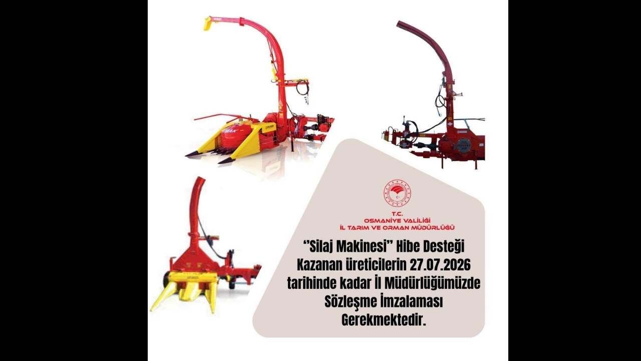 Osmaniye’de Hibe Desteği Kazanan Üreticilere Sözleşme Çağrısı