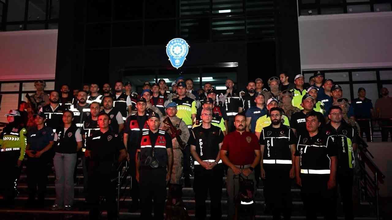 Osmaniye'de Huzur 80 Asayiş Uygulaması Başlatıldı (1)