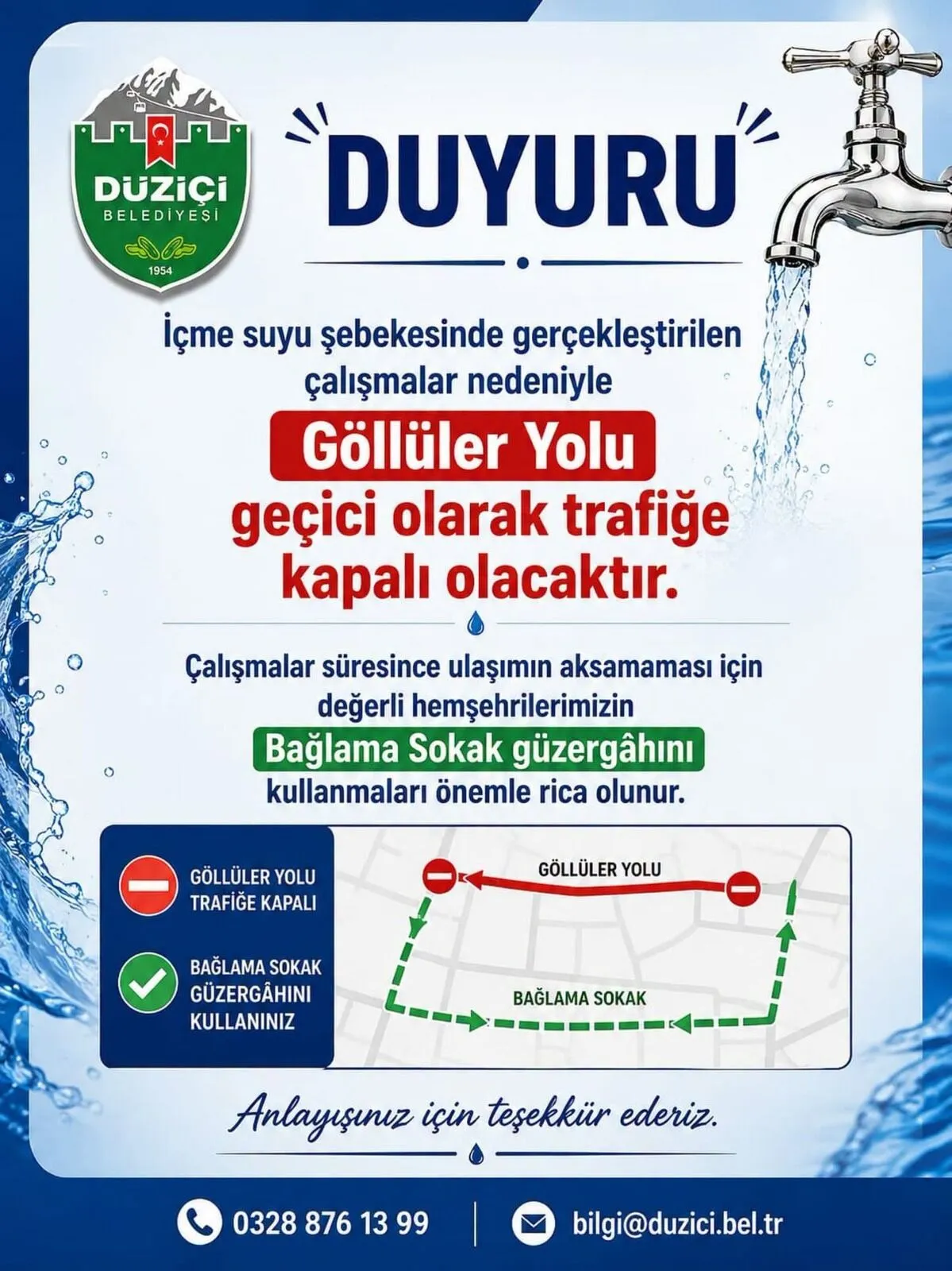 Osmaniye'de Sürücüler Dikkat! Göller Böcekli Yolu Ulaşıma Kapatıldı1