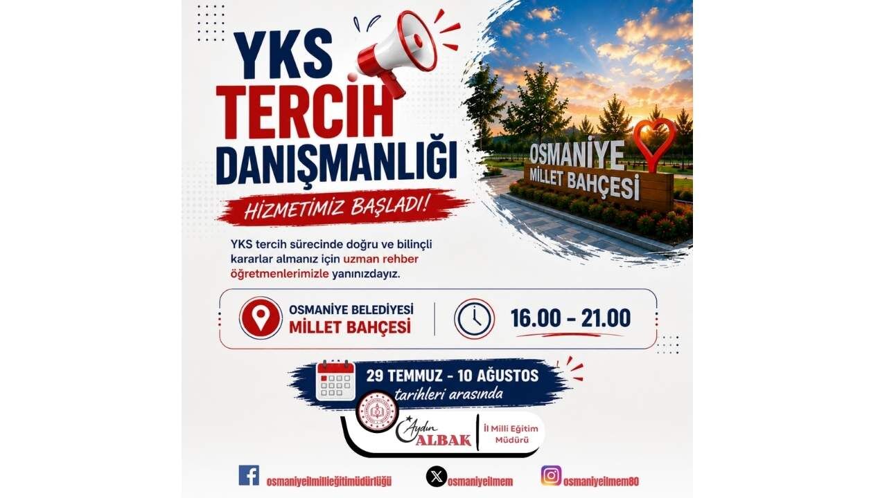 Osmaniye'de Yks Adaylarına Ücretsiz Uzman Desteği