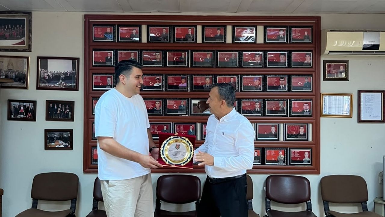 Osmaniye'den Hakkâri'ye Atanan Astsubay Yalçıntaş'tan Veda Ziyareti (1)