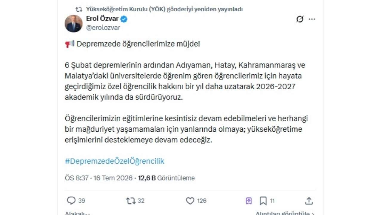 Yök’ten Osmaniye’ye Ayrımcılık! (1)-1