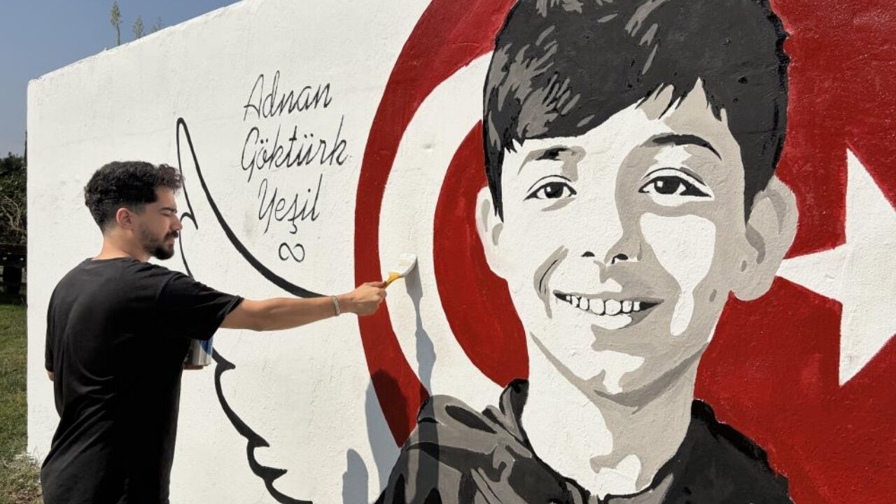 Adnan Göktürk'ün Portresi Çizildi