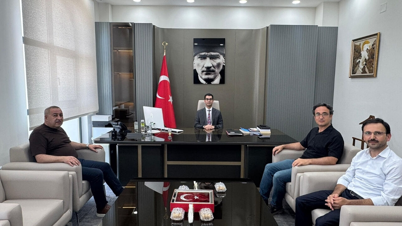 Cemiyet Başkanı İsrafil Avcı’dan Kaymakam Ozan Onu’ya Ziyaret