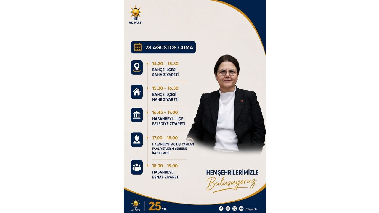 Derya Yanık'ın Osmaniye Programı Belli Oldu!