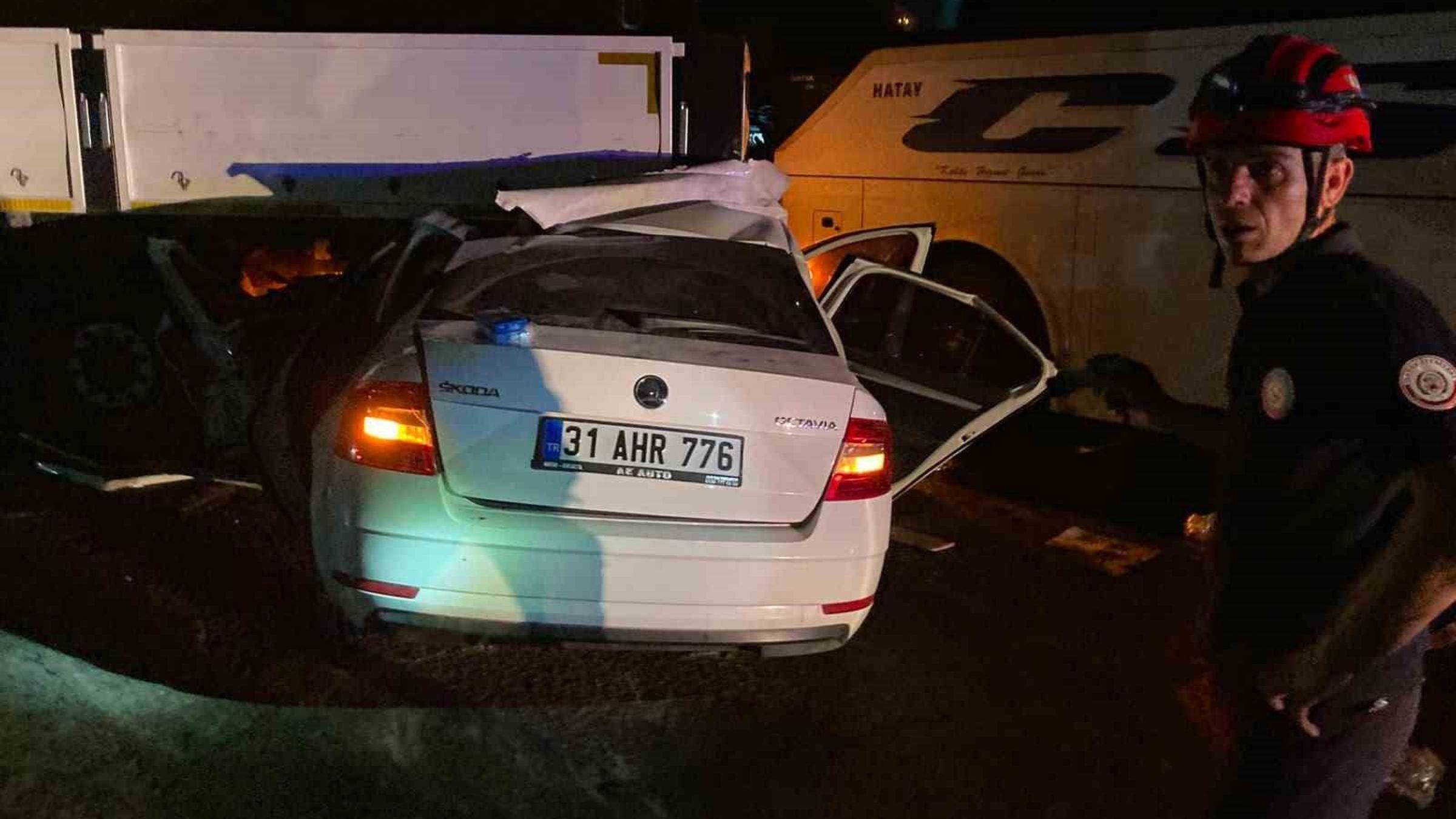 Dörtyol Erzin Otoyolunda Kaza Meydana Geldi (4)