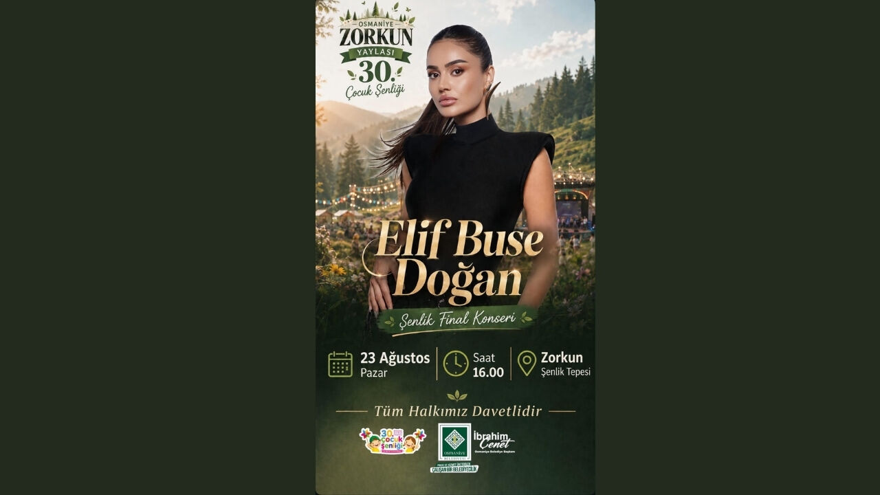 Osmaniye Zorkun Yaylası Elif Buse Doğan Konseri! (1)