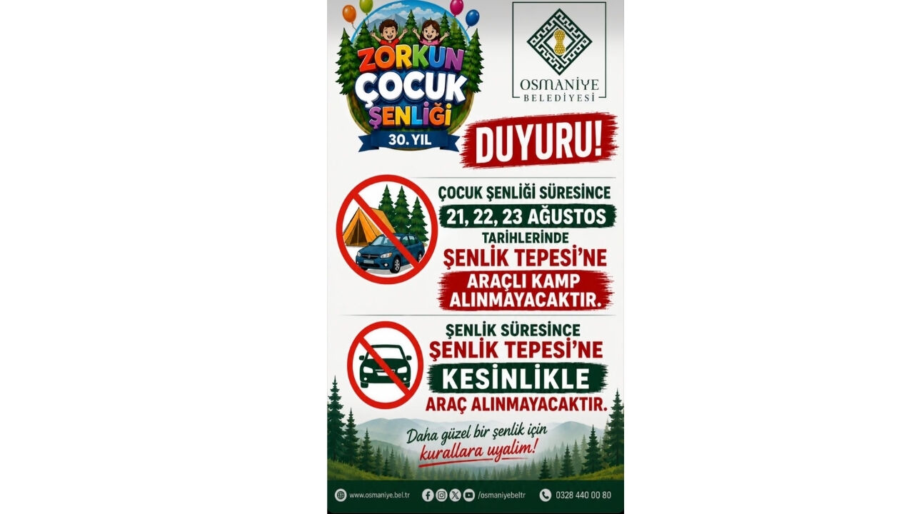 Osmaniye Zorkun Yaylası'nda Araç Girişi Yasaklandı! (1)
