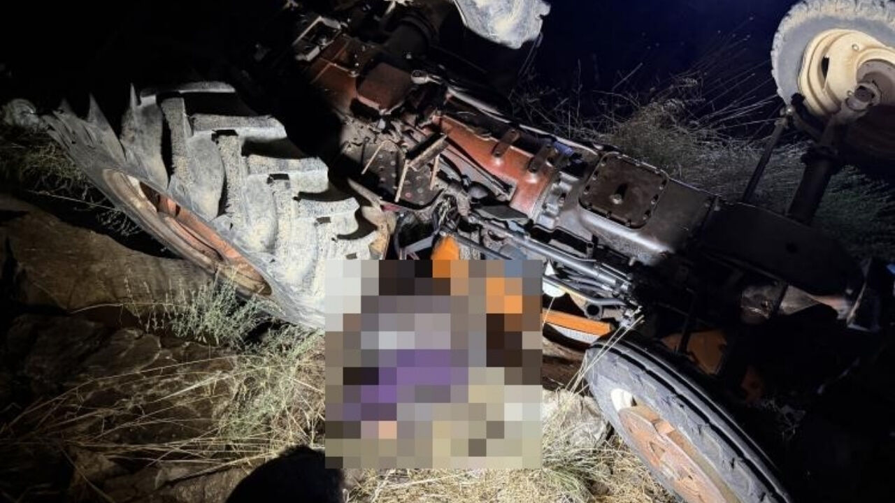 Osmaniye'de Kontrolden Çıkan Traktör Dereye Uçtu, 2 Ölü! (3)