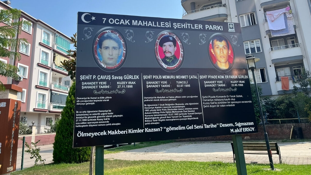 Osmaniye’deki Bu Parka Girenler Şehitlerin Hikâyesiyle Karşılaşıyor