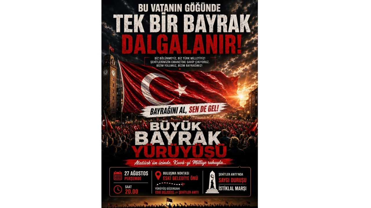 Osmaniye’deki O Yürüyüşte Siyasi Rozet Yasak!