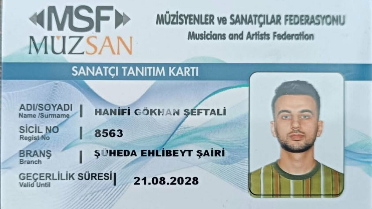 Osmaniyeli Usta İsime Federasyondan Şüheda Ehlibeyt Şairi Payesi!