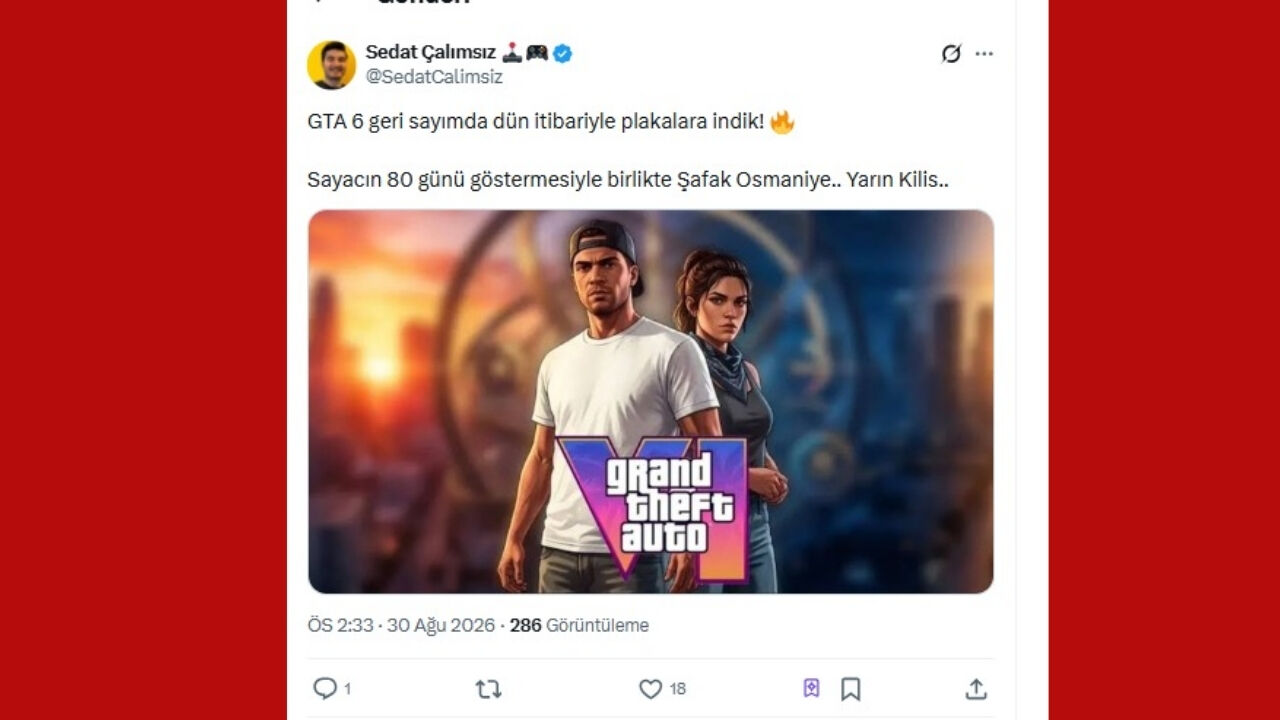 Osmaniye'nin Plakası Gta 6 Geri Sayımına İlham Verdi