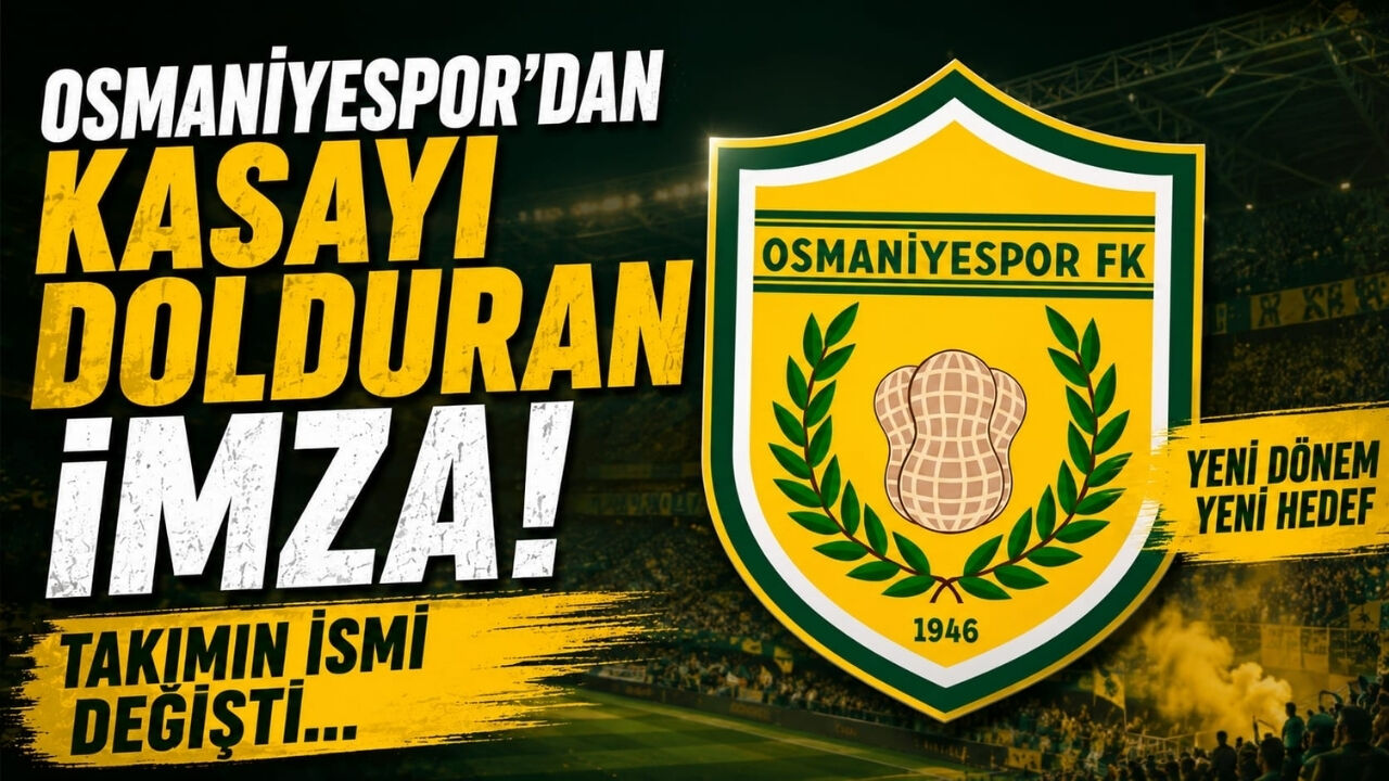 Osmaniyespor'dan Kasayı Dolduran İmza! Takımın İsmi Değişti...