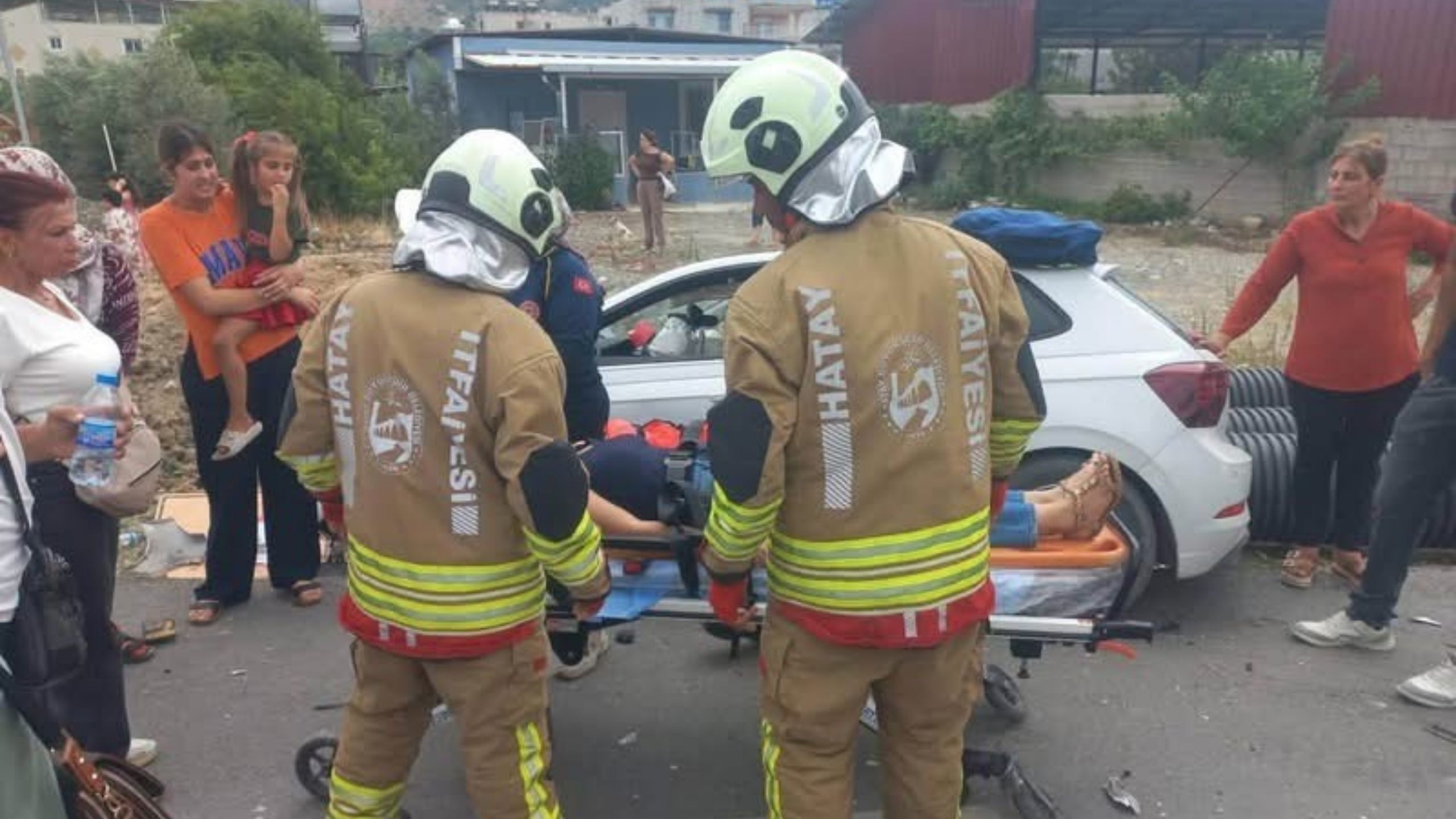 Samandağ Kuşalanı Mahallesi’nde Trafik Kazası Meydana Geldi (1)