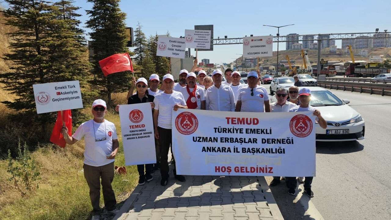 Temud Hak Yürüyüşünde! Uzman Çavuşlara Tazminat Sözü Tutulmadı